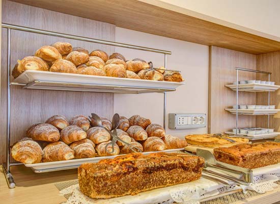 Buffet pour le petit déjeuner